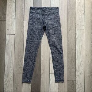 Ivivva Black and Gray Patterned Leggings